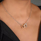 To my Sister-Interlocking Hearts Necklace