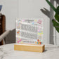 To my Sister-we shared countless moments-Printed Acrylic Plaque