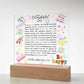 To my Sister-we shared countless moments-Printed Acrylic Plaque